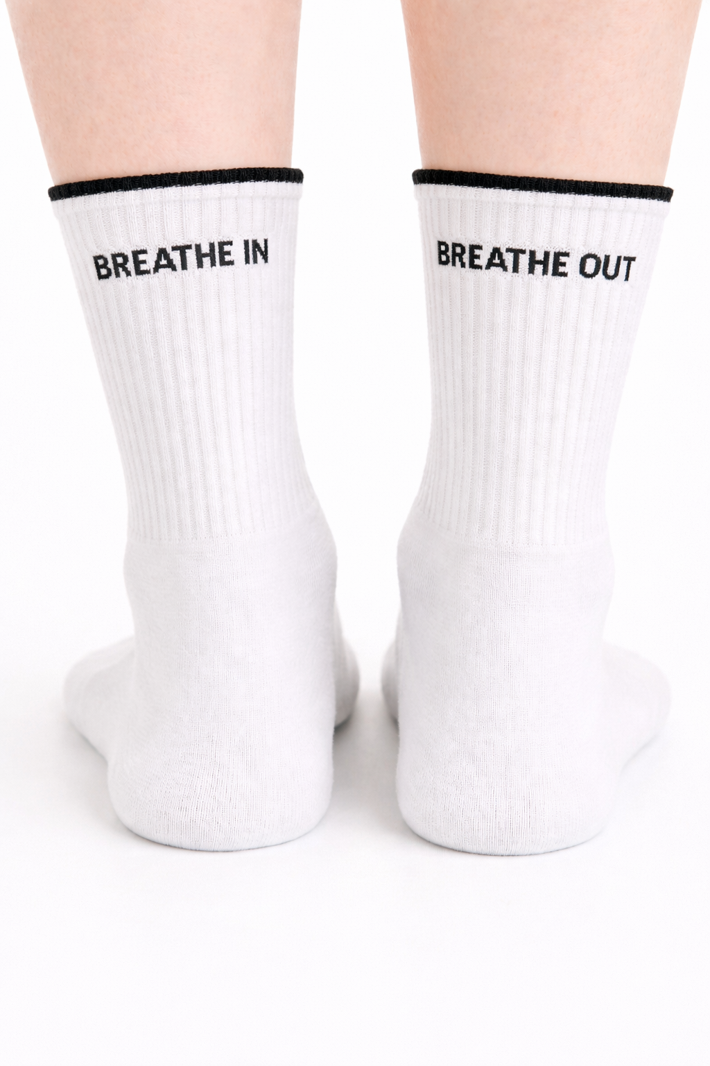 Bamboo House Socks-White