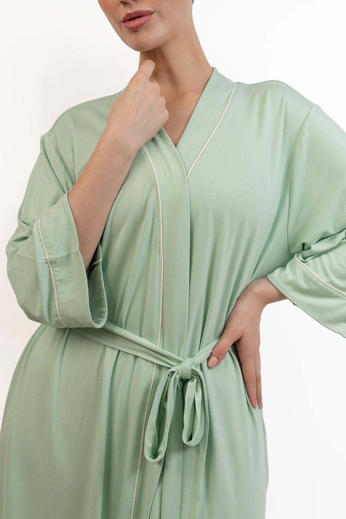 Women’s Bamboo Robe-Bh Green
