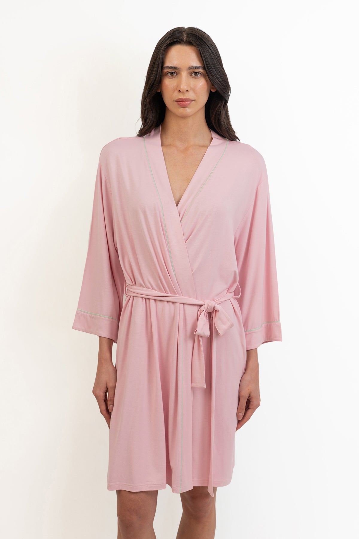 Women’s Bamboo Robe-Pink