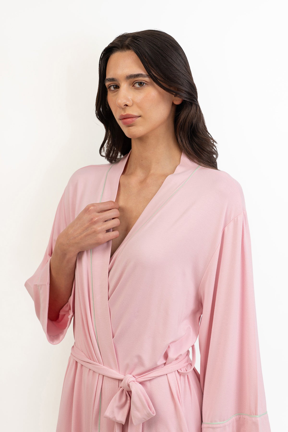 Women’s Bamboo Robe-Pink