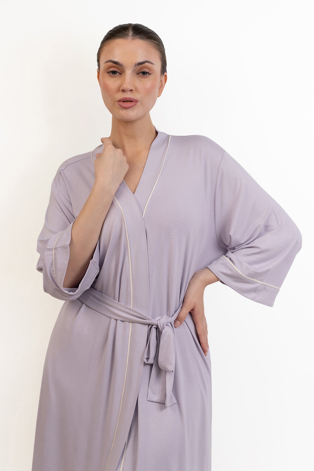 Women’s Bamboo Robe-Purple