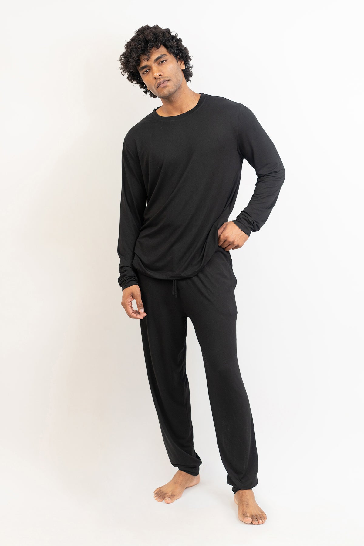 Men's Long Sleeves Pajama set-Midnight