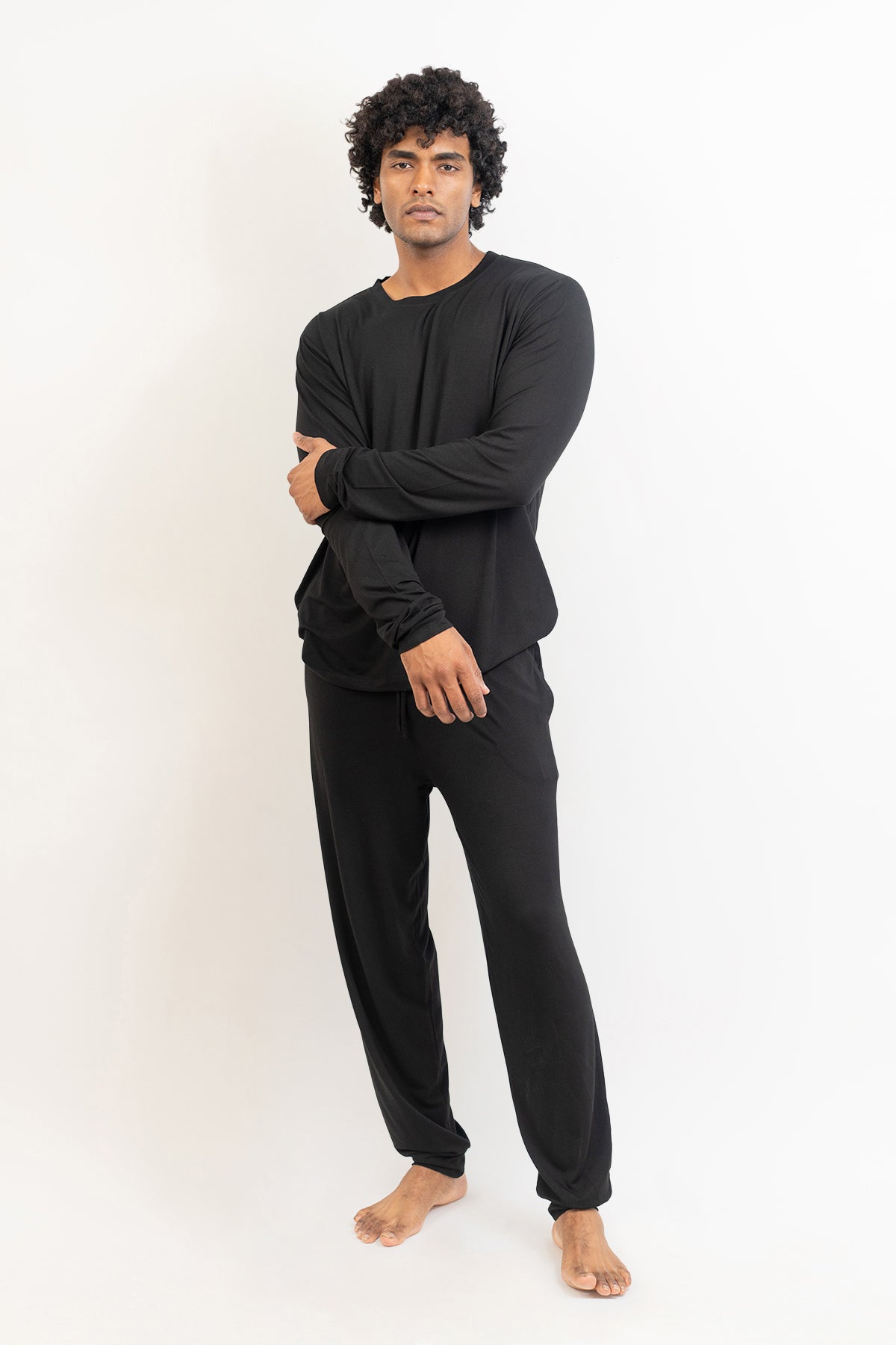 Men's Long Sleeves Pajama set-Midnight