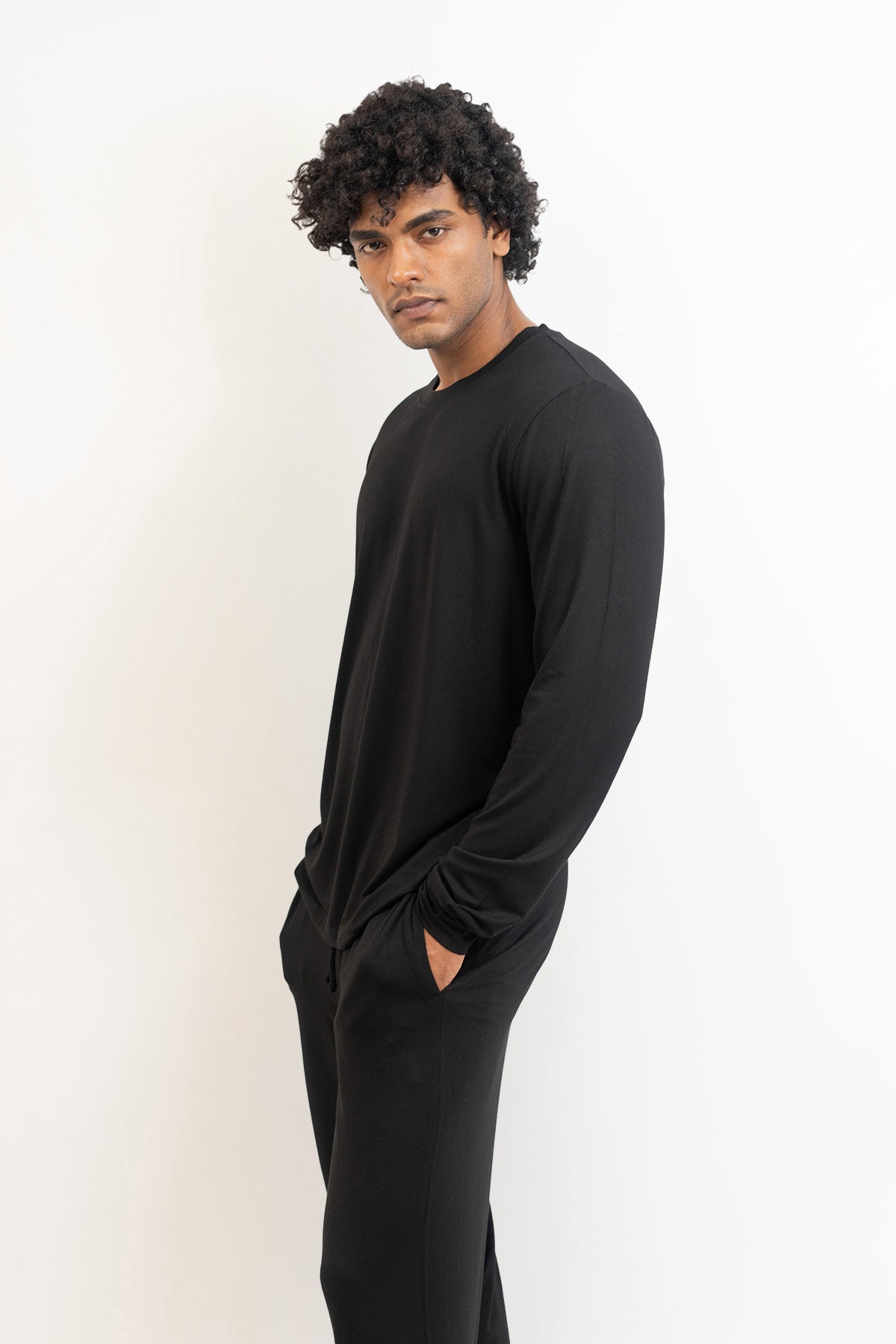 Men's Long Sleeves Pajama set-Midnight