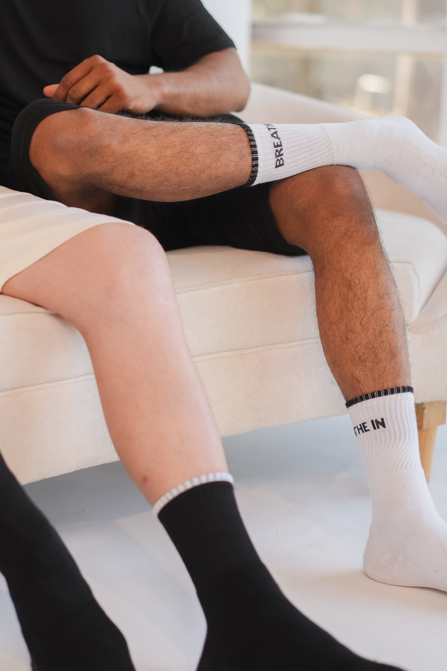 Bamboo House Socks-Black