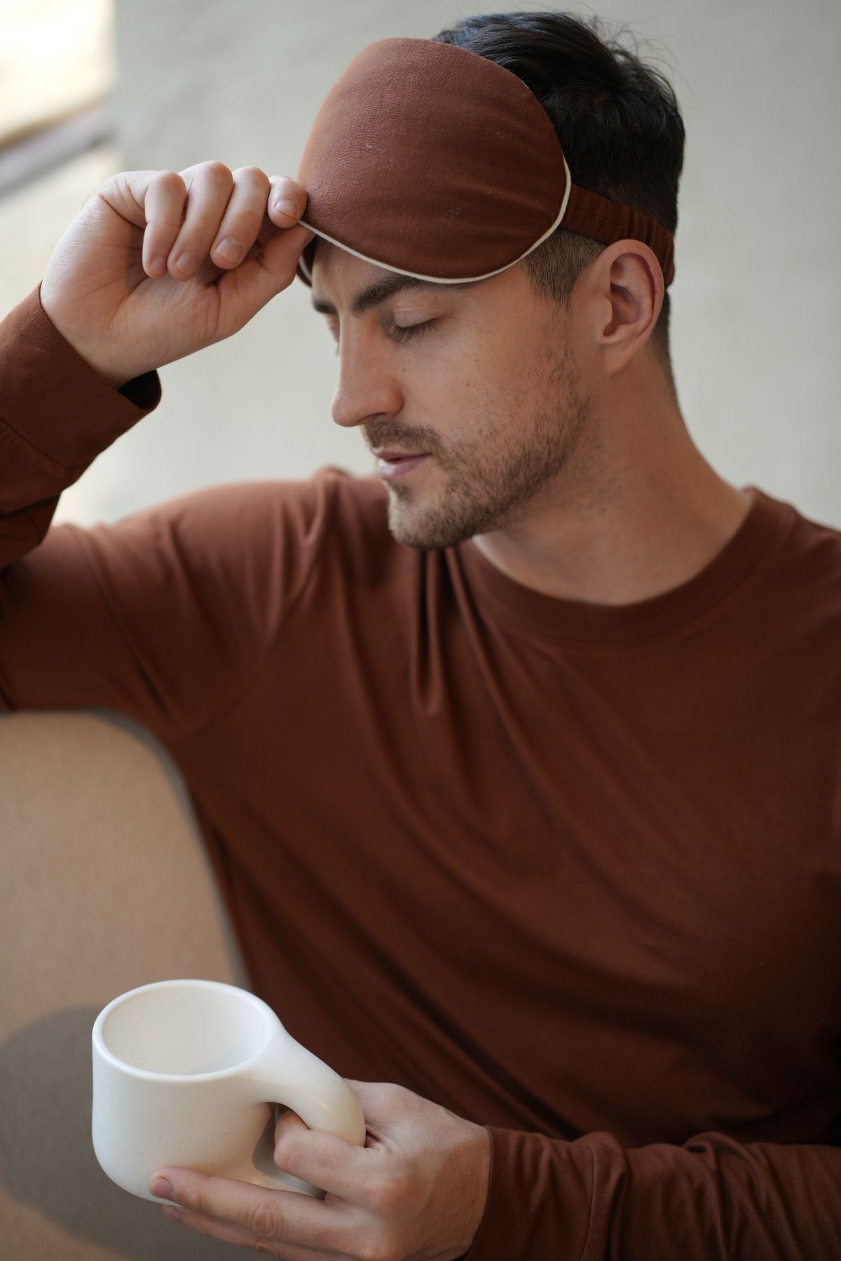 Bamboo Sleep Mask-Chocolate