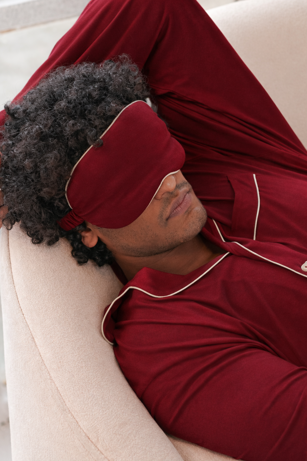 Bamboo Sleep Mask-Merlot